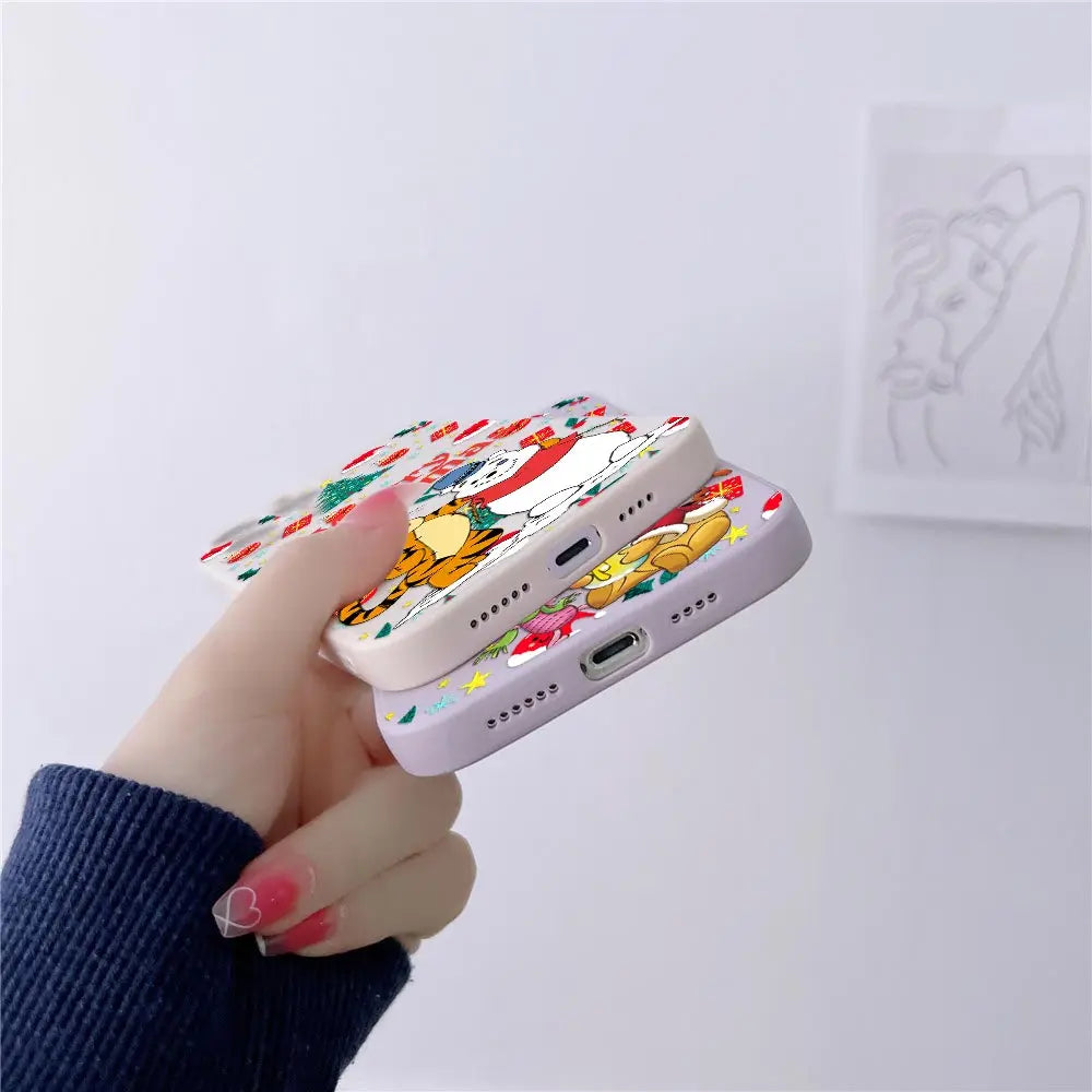 Husa Craciun Winnie The Pooh