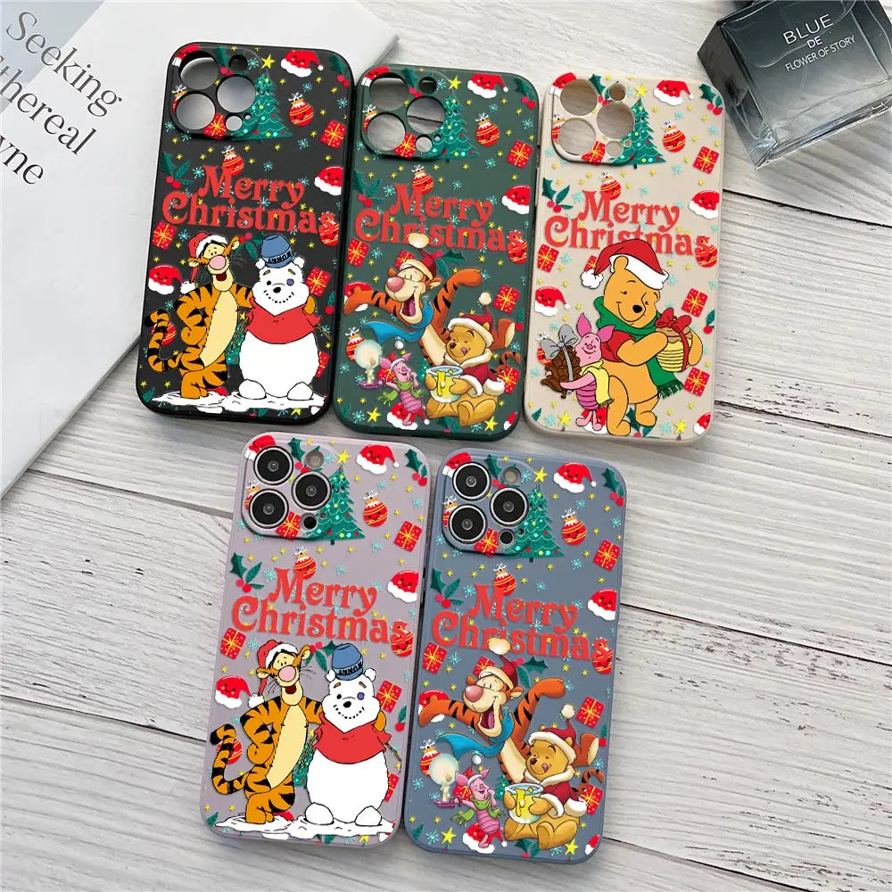 Husa Craciun Winnie The Pooh