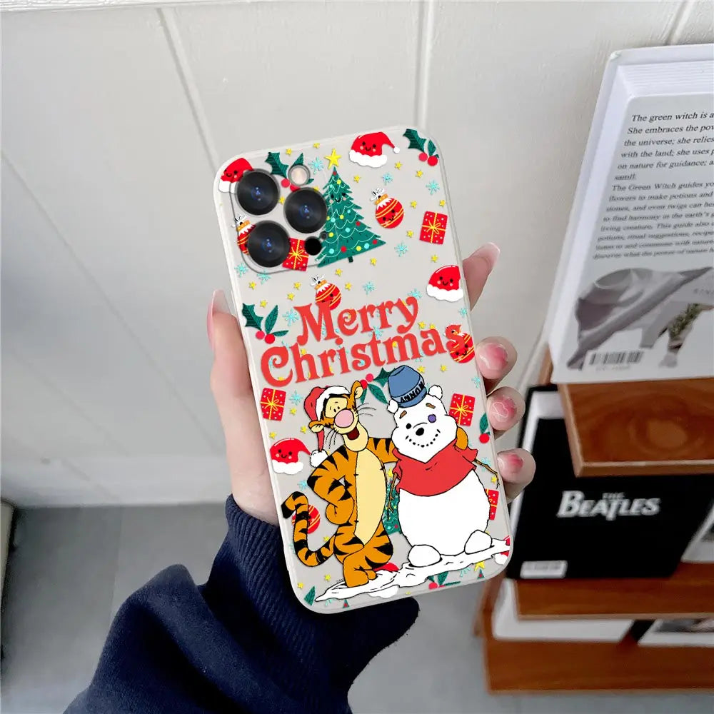 Husa Craciun Winnie The Pooh