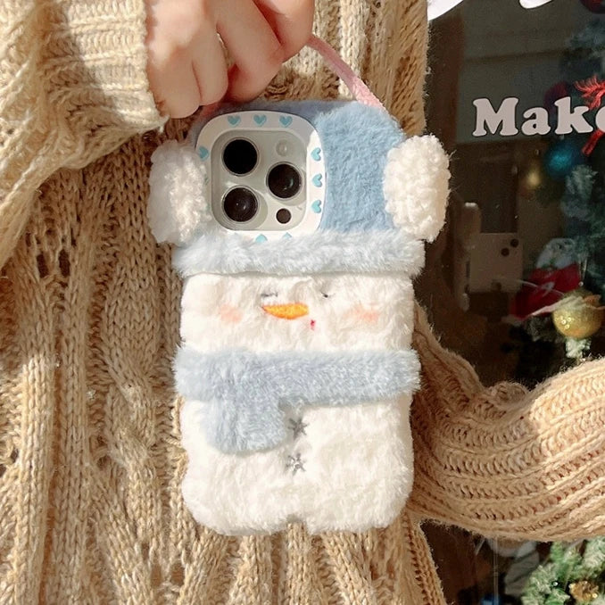 Husa Fluffy Snowman