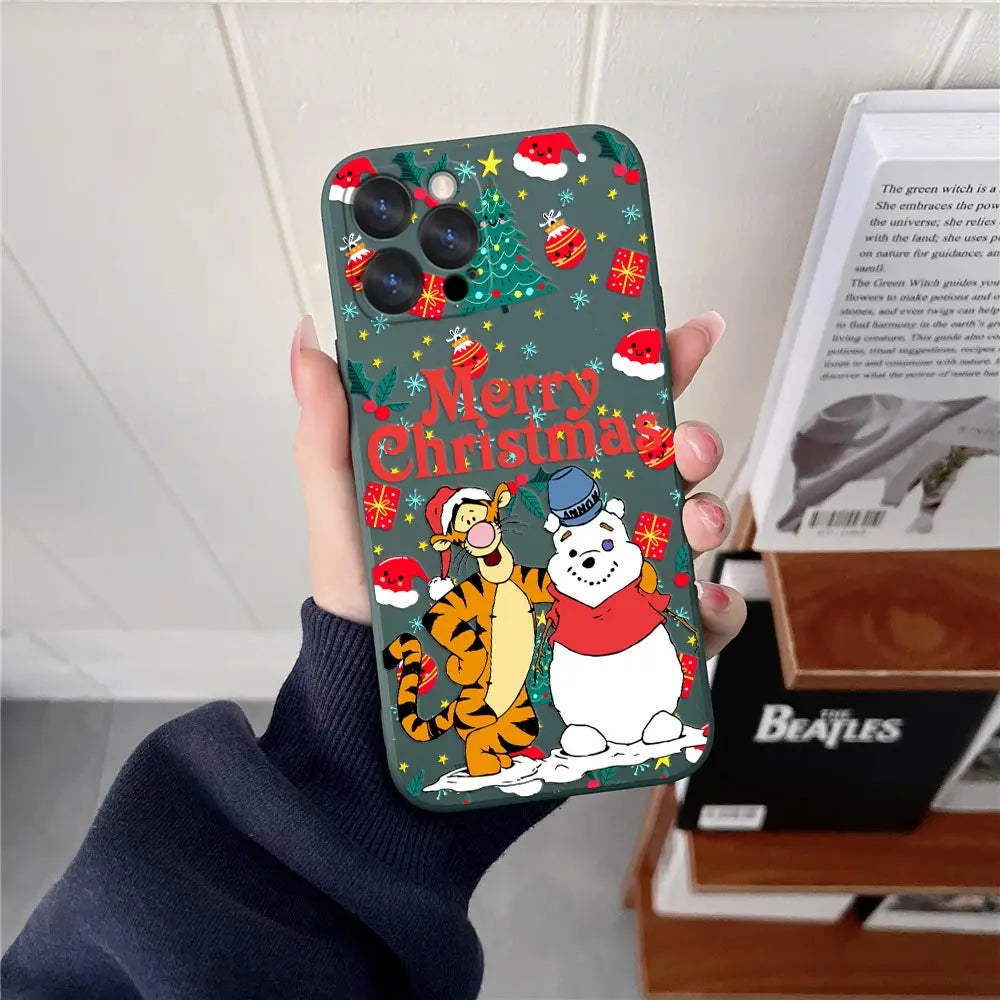 Husa Craciun Winnie The Pooh