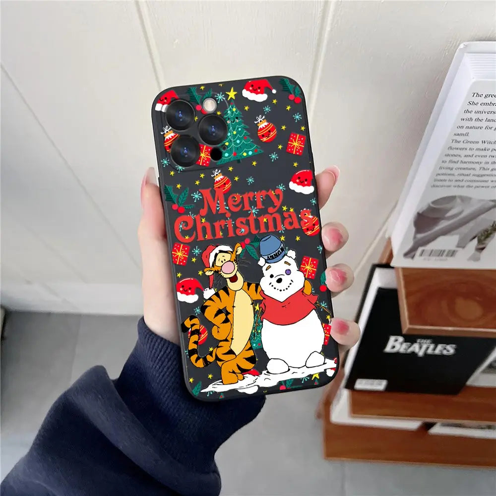 Husa Craciun Winnie The Pooh