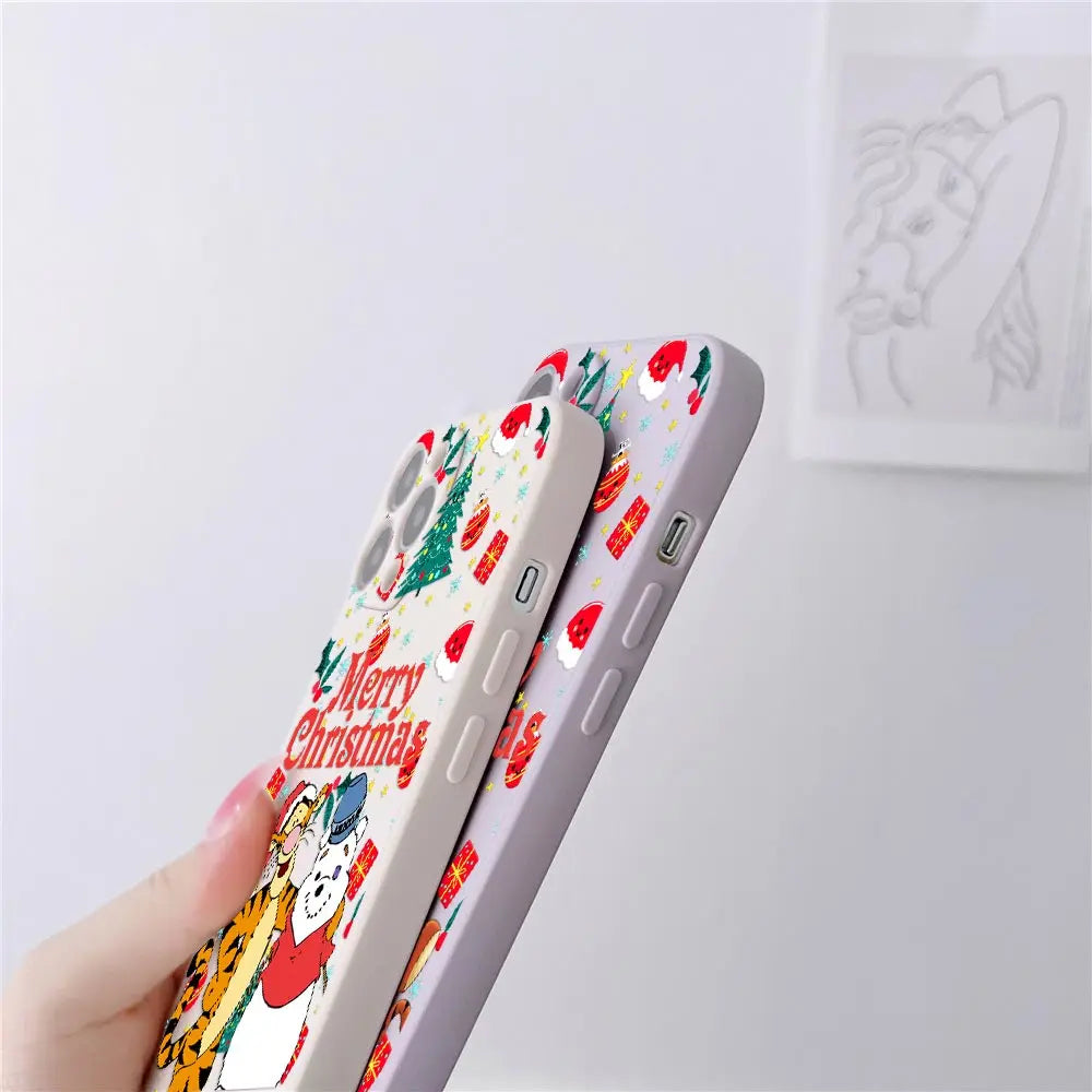 Husa Craciun Winnie The Pooh