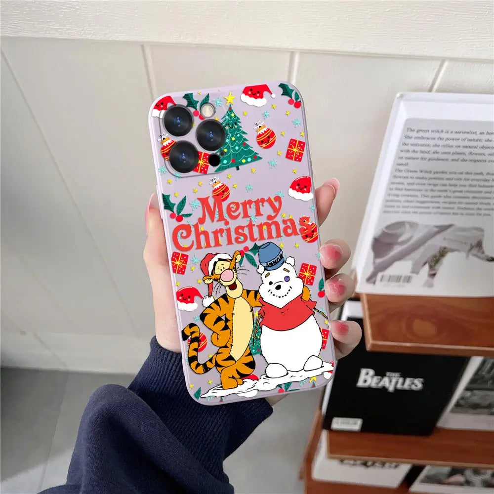 Husa Craciun Winnie The Pooh