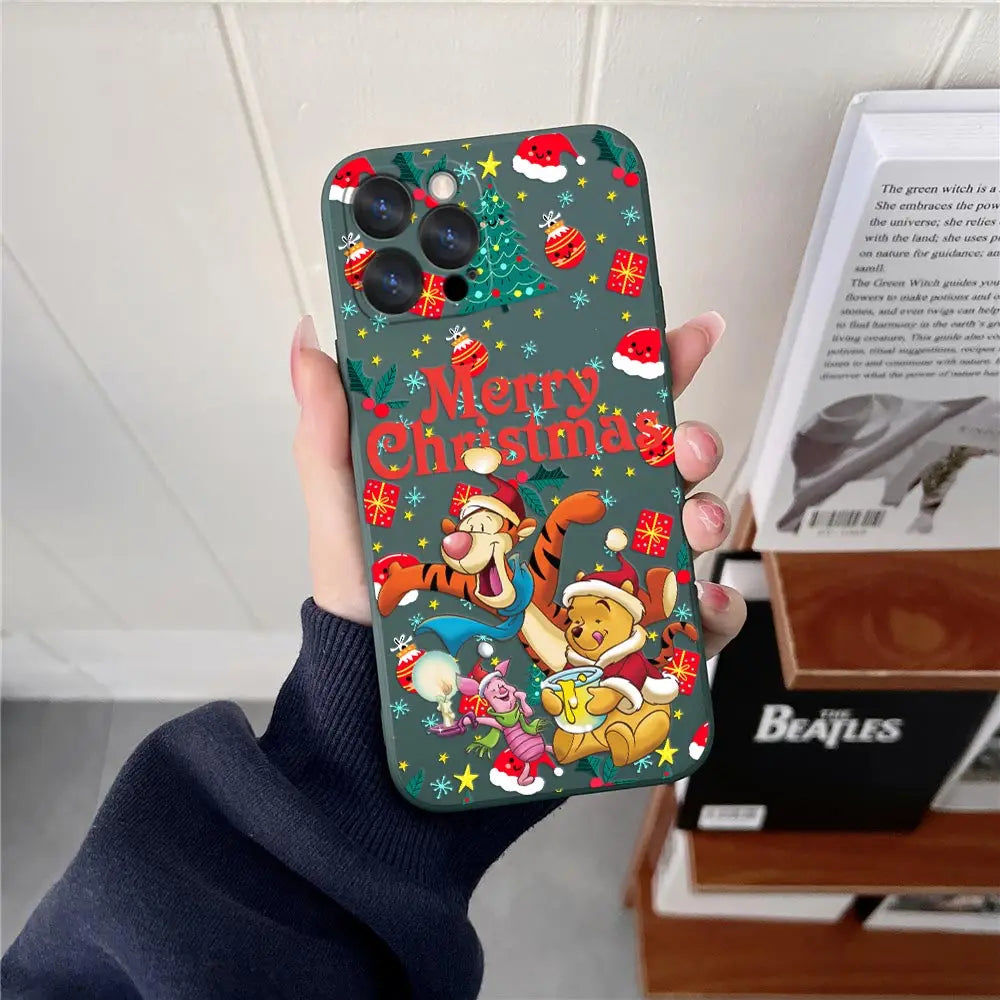 Husa Craciun Winnie The Pooh