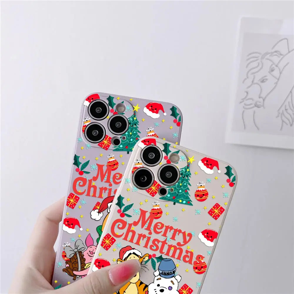 Husa Craciun Winnie The Pooh