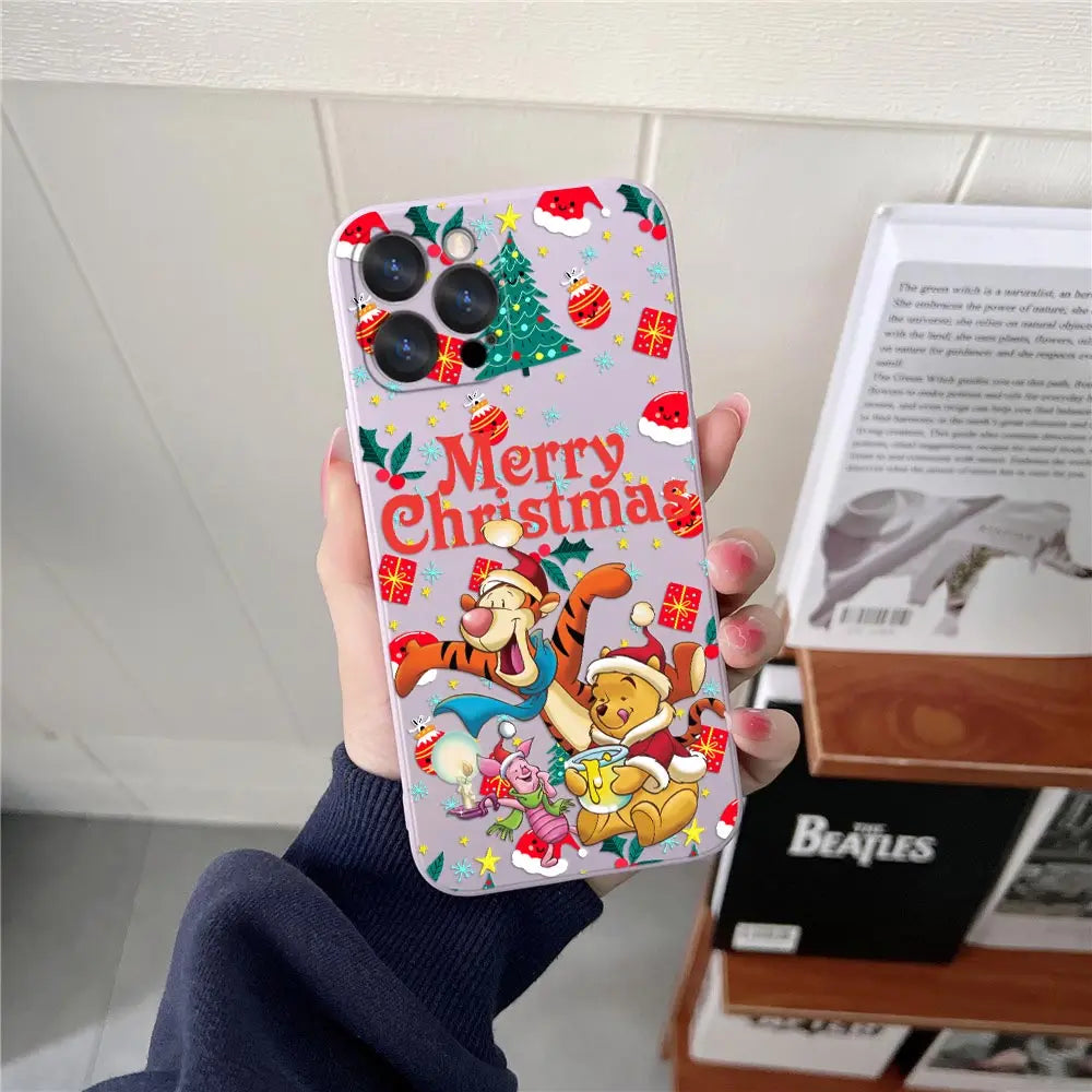 Husa Craciun Winnie The Pooh