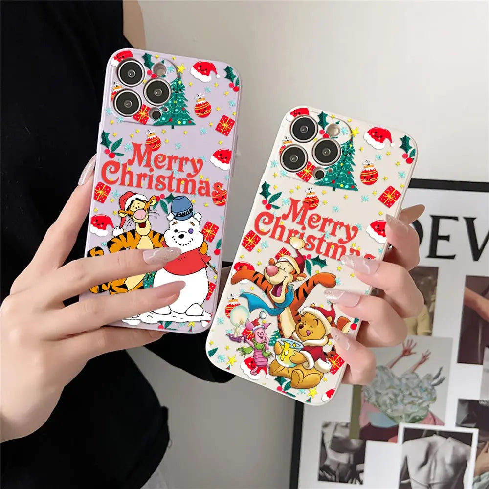 Husa Craciun Winnie The Pooh