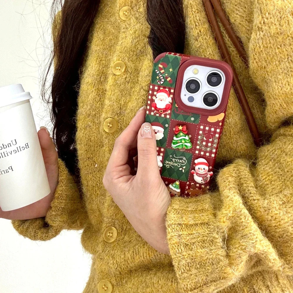 Husa Craciun 3D Cu Bratara Integrata