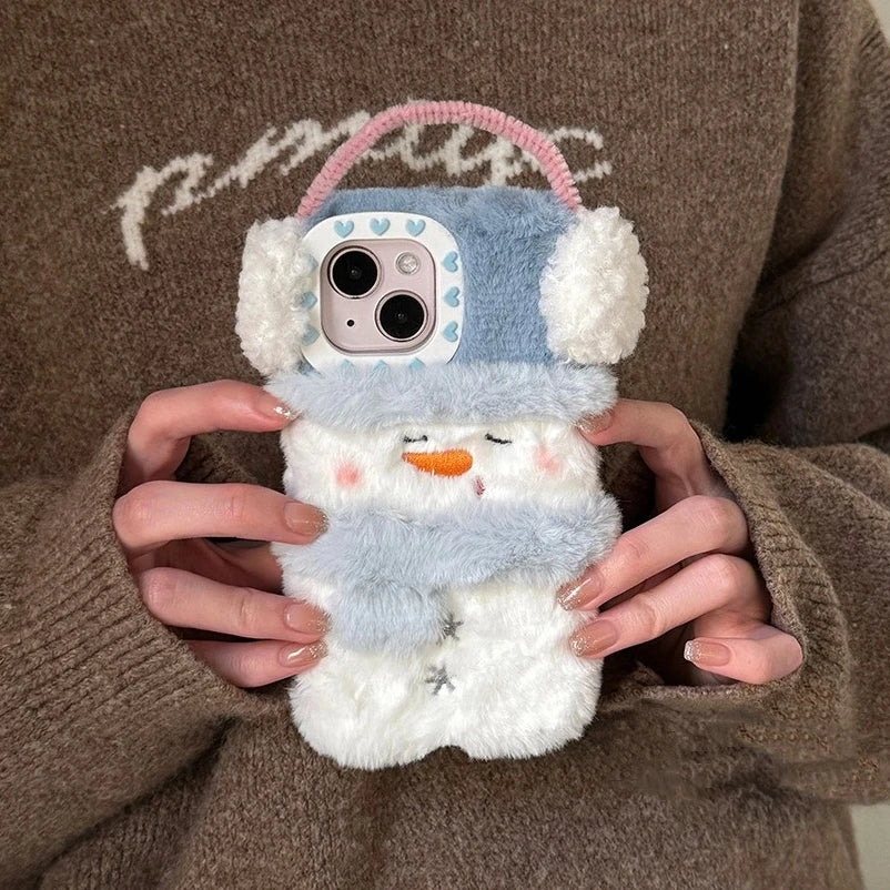 Husa Fluffy Snowman